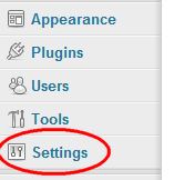 Wordpress settings